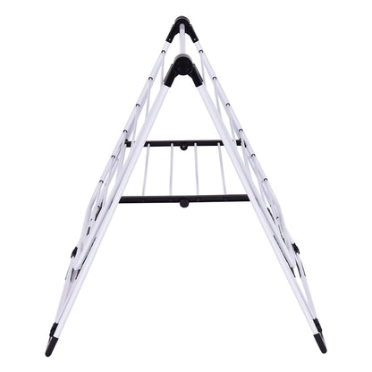 Séchoir Pliable Rangement Pour Vêtements De Lessive Cintre Robuste Étendoir À Linge Séchoir À Vêtements En Acier Pour Intérieur/Extérieur
