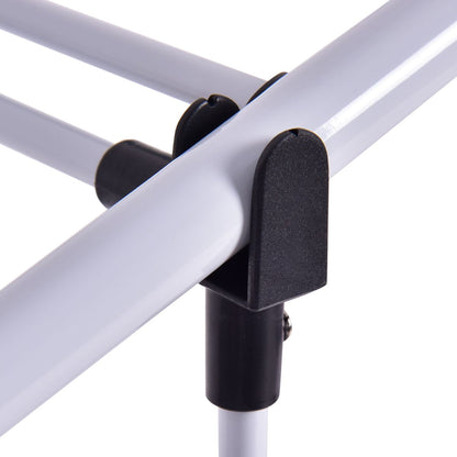 Séchoir Pliable Rangement Pour Vêtements De Lessive Cintre Robuste Étendoir À Linge Séchoir À Vêtements En Acier Pour Intérieur/Extérieur