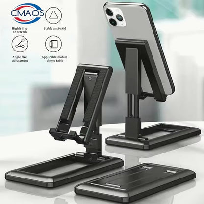 Foldable Tablet Mobile Phone Desktop Phone Stand for Ipad Iphone Samsung Desk Holder Adjustable Desk Bracket Smartphone Stand