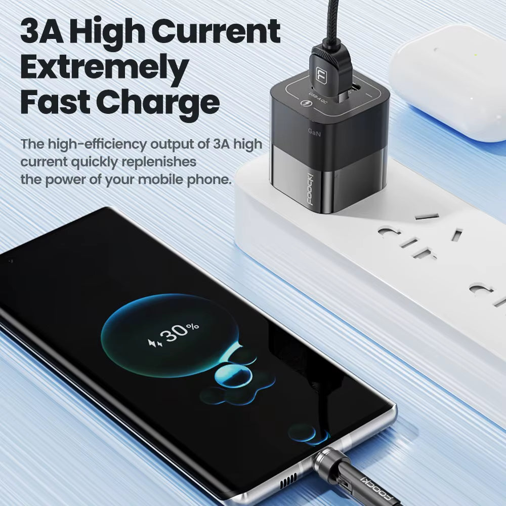 540 Rotate Magnetic USB Type C Cable for Iphone 12 X Xiaomi Fast Charger Micro USB Type-C Magnet Charging Cable Data Wire