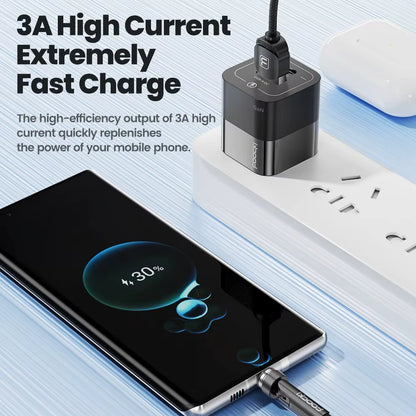 540 Rotate Magnetic USB Type C Cable for Iphone 12 X Xiaomi Fast Charger Micro USB Type-C Magnet Charging Cable Data Wire