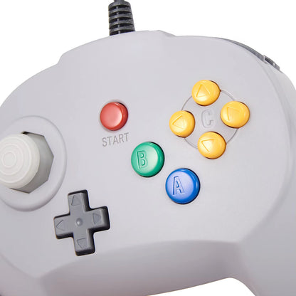 [New Version] 2 Pack for N64 Controller, Mini Game Pad Joystick for N 64 Console- Plug & Play (Design from Japan)